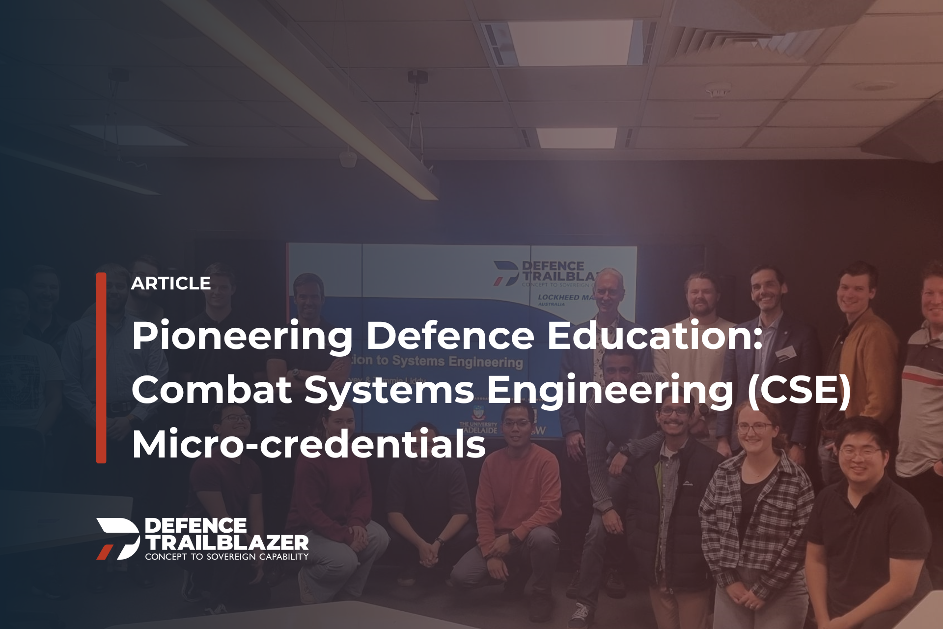 Pioneering Defence Education: Combat Systems Engineering Micro ...