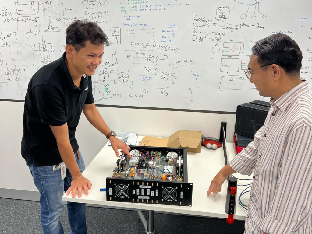 Dr Vichet Duk with Dr Raja Abdullah