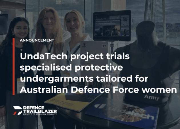 Dr Imrana Kabir, Elisabeth Hudson, Emily Pyke UndaTech announcement