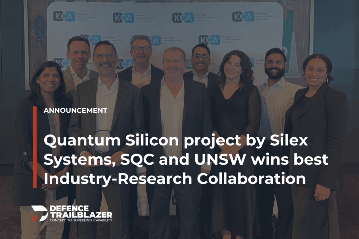Quantum Silicon project by Silex Systems, SQC and UNSW wins best Industry-Research Collaboration