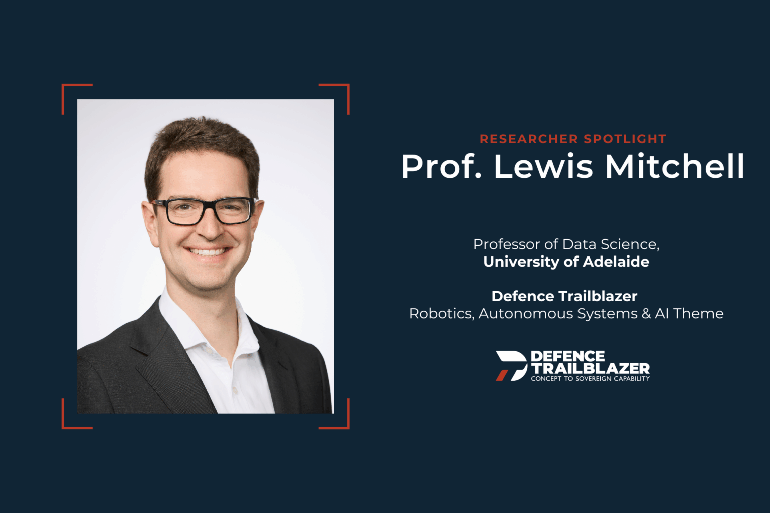 Researcher Spotlight: Professor Lewis Mitchell