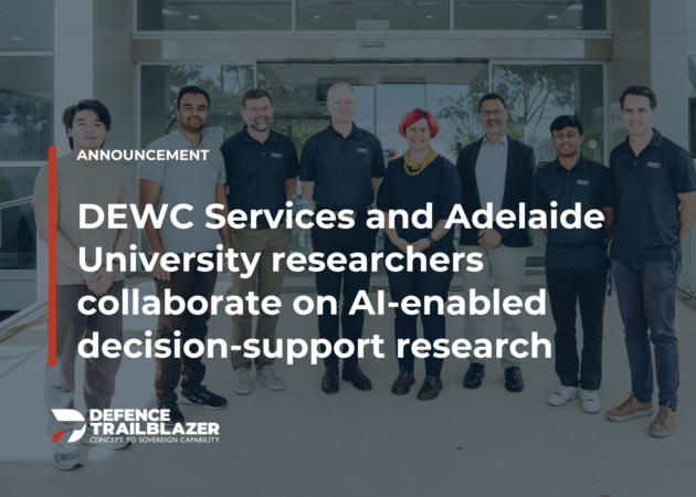 DEWC Services and AU Researchers collaoborate on AI-enabled decision support