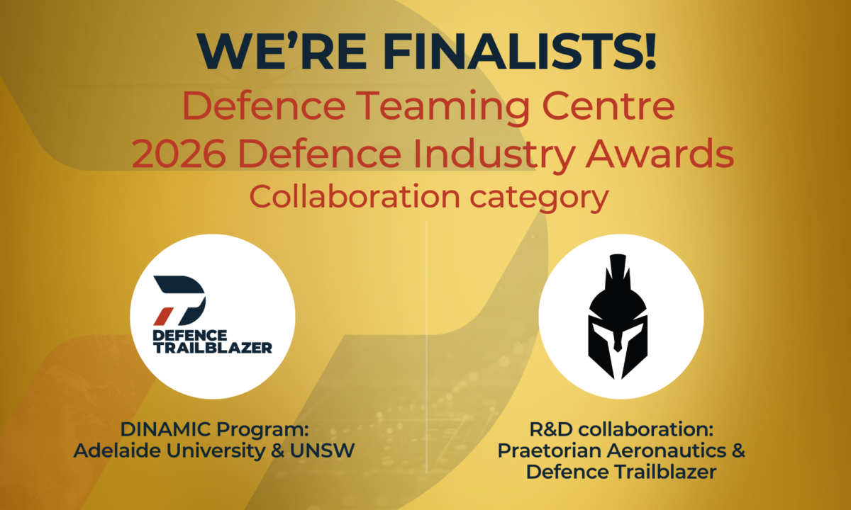 We're finalists: DTC 2026 Defence Industry Awards