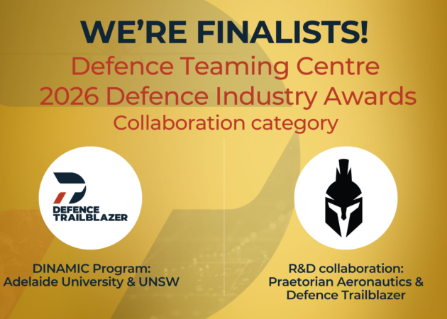 We're finalists: DTC 2026 Defence Industry Awards
